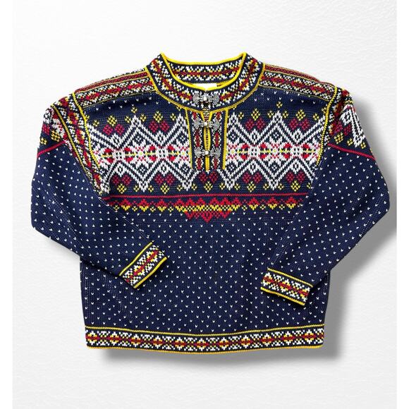 Hanna Andersson Nordic Ski Sweater, Size 6/7 - Picture 3 of 8